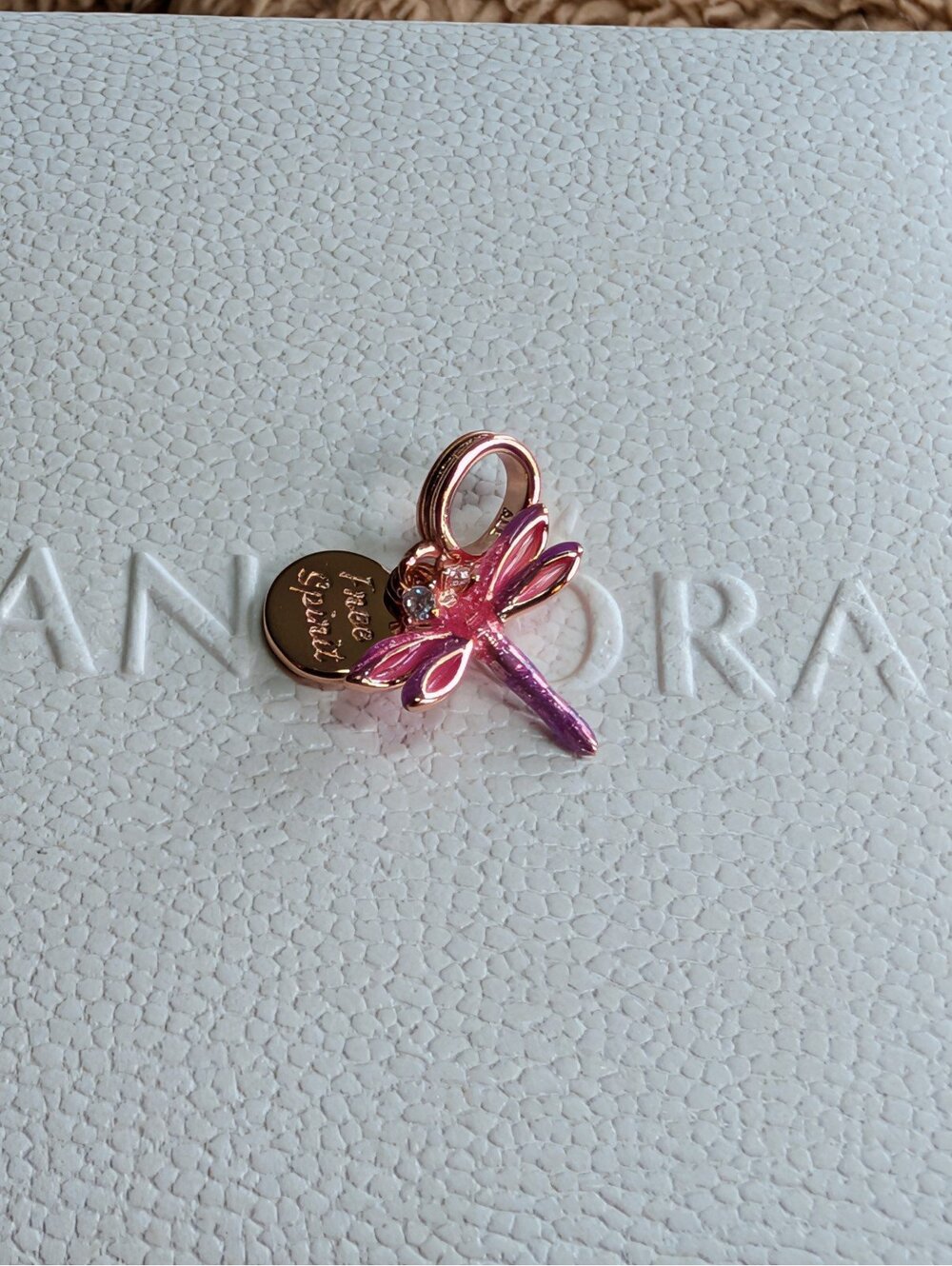 Pandora charm bead dragonfly